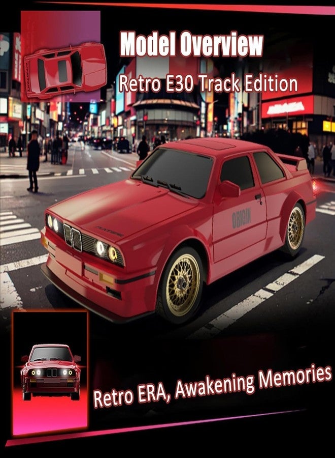 سيارة جوي جاي للتحكم عن بعد، بمقياس 1/16، سيارة دريفت تعمل بتردد 2.4 جيجاهرتز، دفع رباعي، سرعة عالية تتجاوز 30 كم/ساعة، سيارة كلاسيكية مزودة بإضاءة LED وإطارات دريفت، لعبة سيارة سباق، هدية مثالية للكبار والصغار، بطاريات متعددة الألوان - Image 3